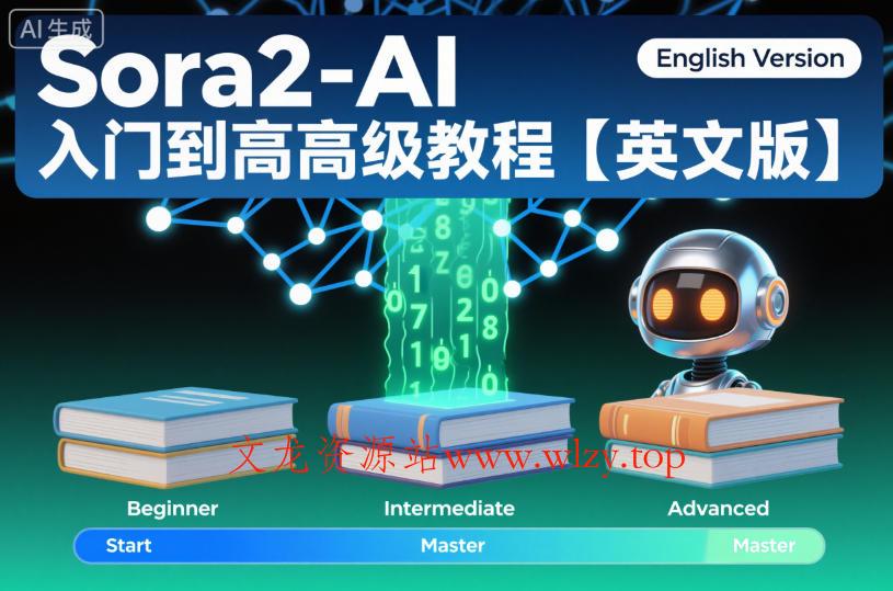 Sora2-AI入门到高级教程【英文版】-文龙资源站