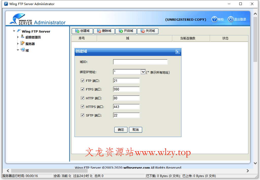 Wing FTP Server v8.0.2企业版-文龙资源站