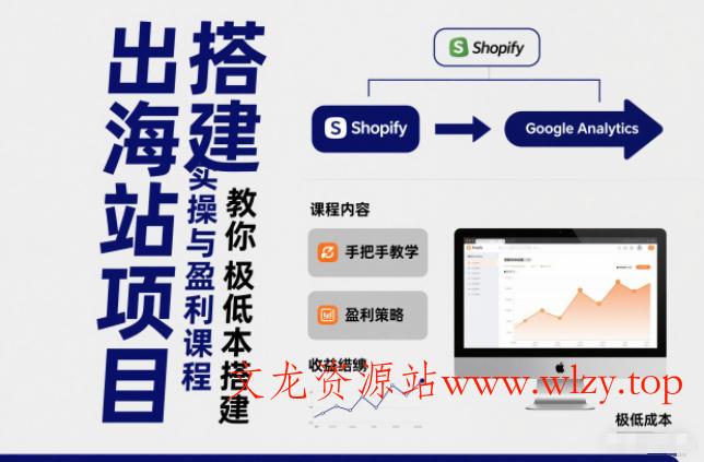 小淘出海站项目，搭建实操与盈利课程，手把手教你用极低成本搭建-文龙资源站