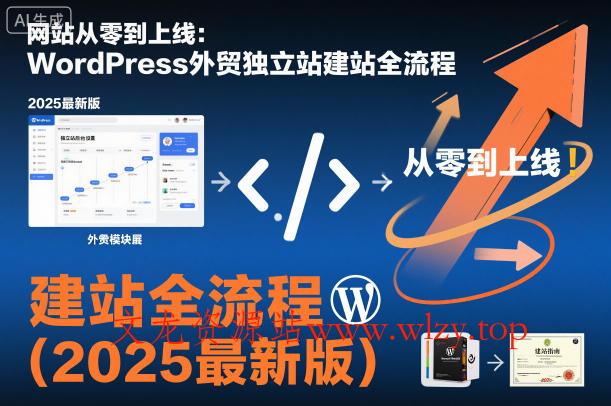 网站从零到上线：WordPress外贸独立站建站全流程(2025最新版)-文龙资源站