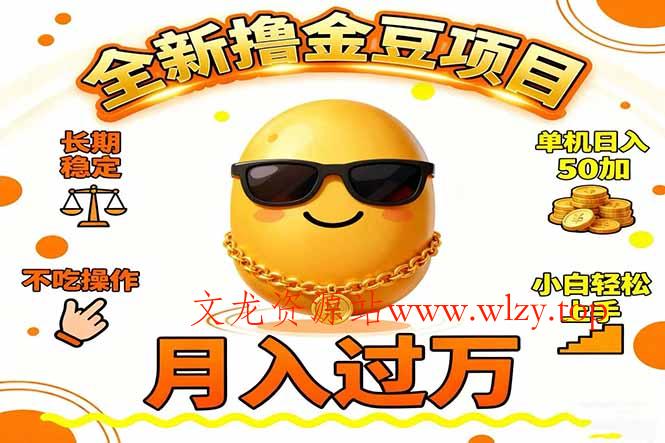 2025全新撸金豆项目 长期稳定单机日入50+不吃操作小白轻松上手月入过万…-文龙资源站