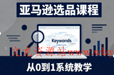 张景老师·亚马逊从0到1选品课程-文龙资源站