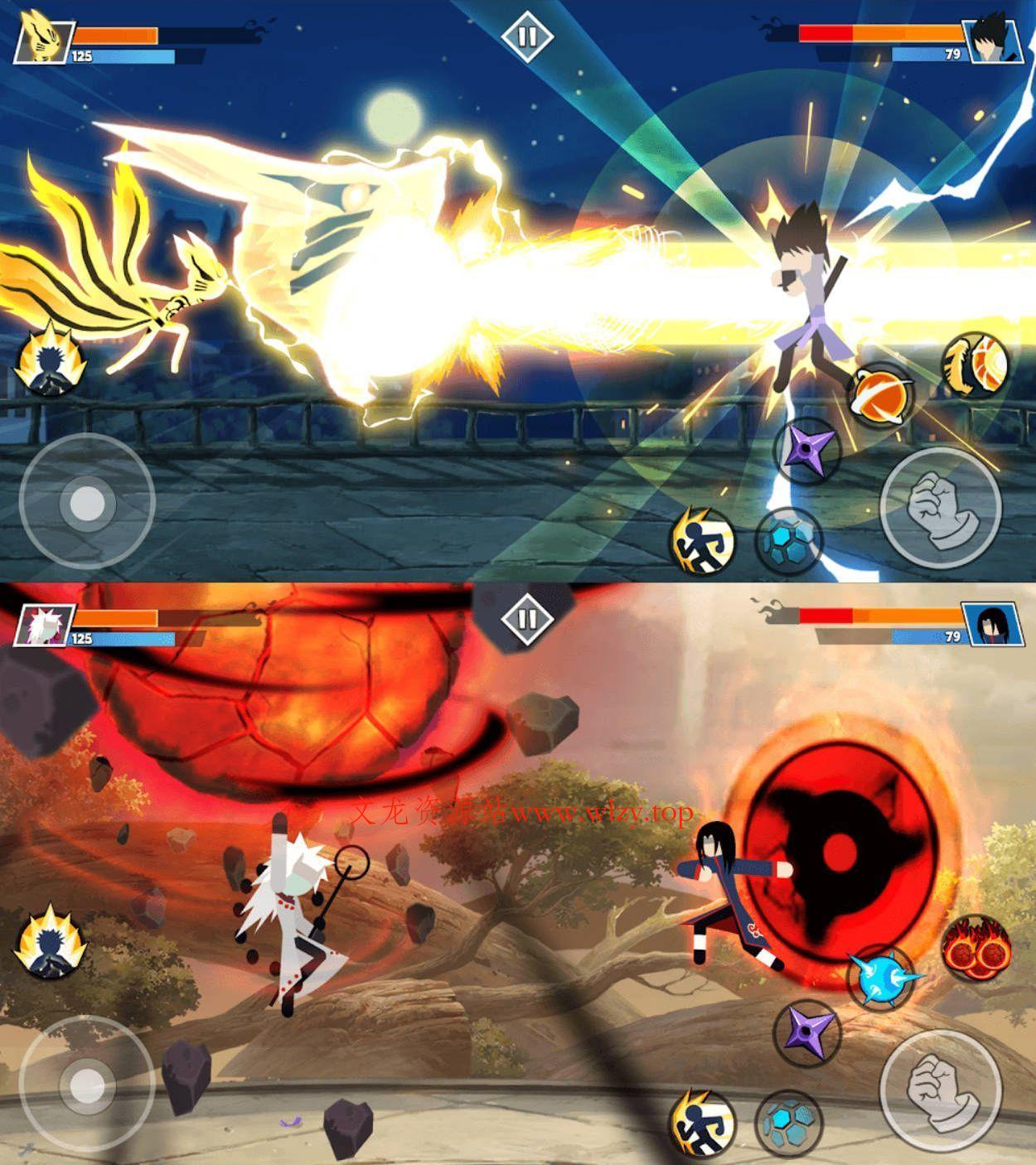 安卓火柴忍者格斗 v7.0(无限金钱,菜单)-文龙资源站