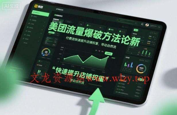 美团流量爆破方法论,付费流快速提升店铺权重,带动自然流