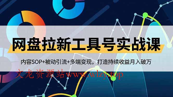 网盘拉新工具号实战课，内容SOP+被动引流+多端变现，打造持续收益月入破万-文龙资源站