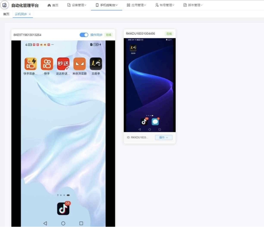 云手机群控系统源码 云手机多开群控 自动化管理程序源码-文龙资源站