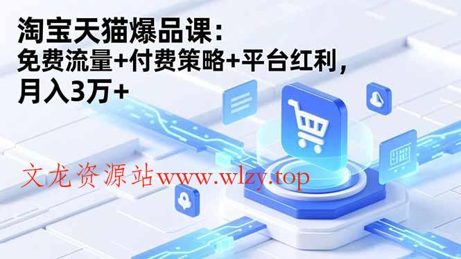淘宝天猫爆品课(录音+资料-文龙资源站