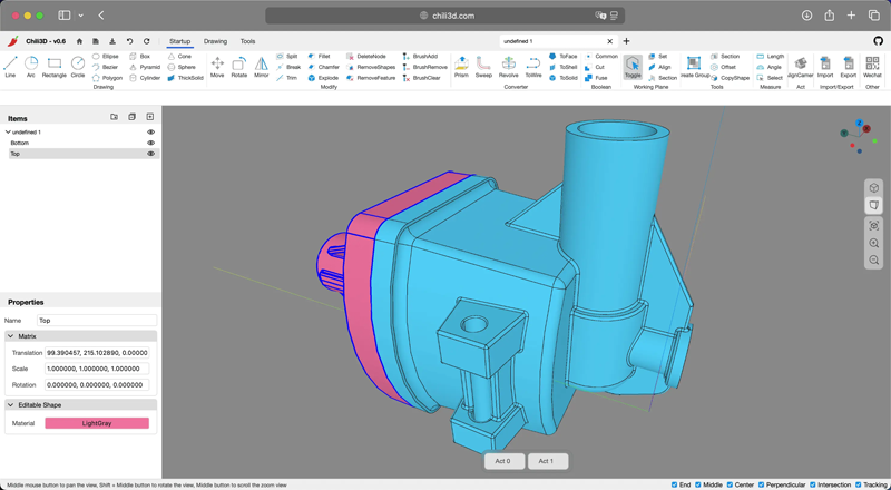 Chili3D(开源在线3D CAD建模网页版源码)-文龙资源站