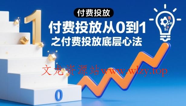 付费投放从0到1之付费投放底层心法