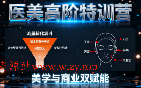 0-1000万医美高阶特训营课程-文龙资源站