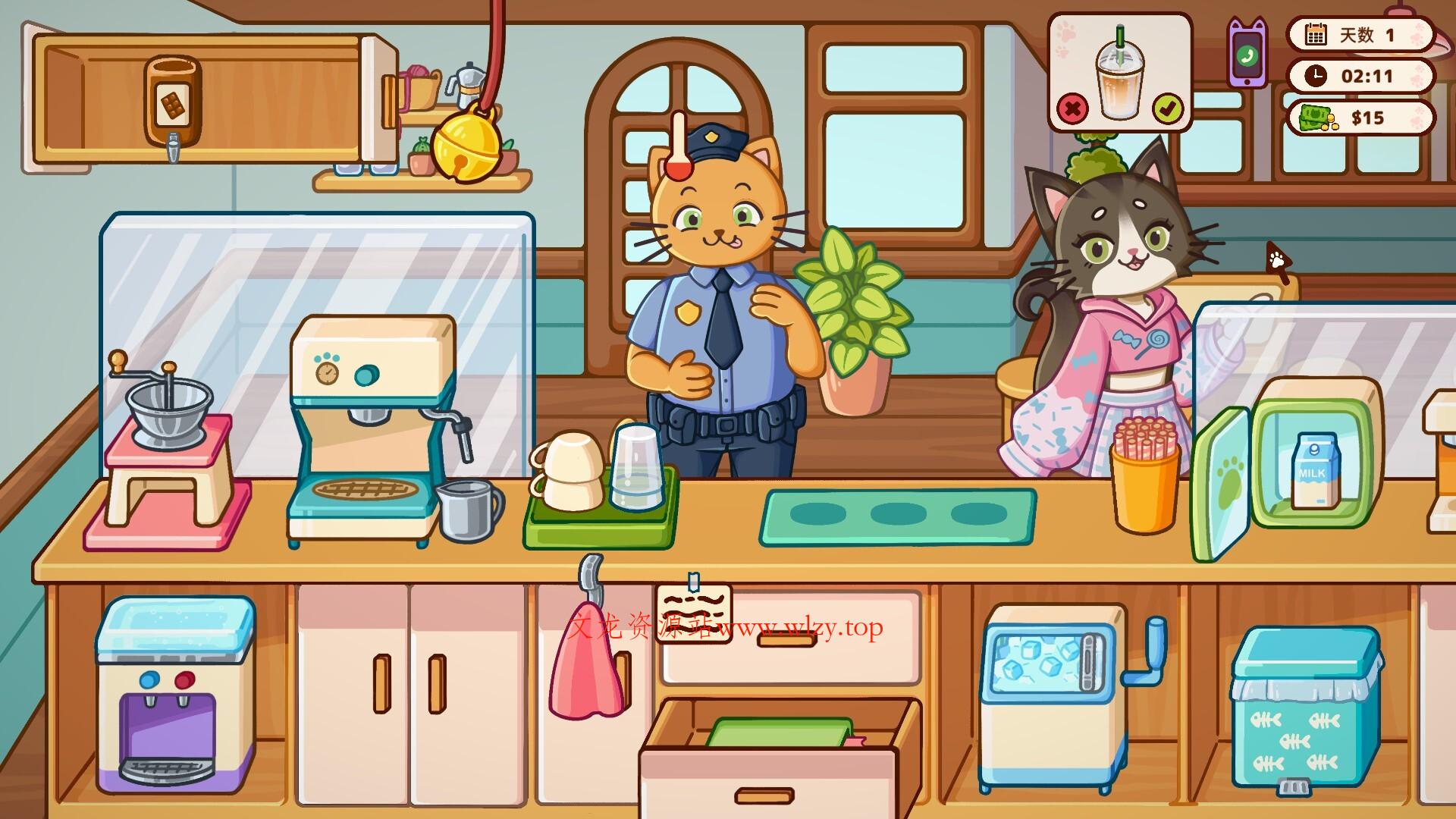 喵喵甜品屋/Cats & Cups-文龙资源站