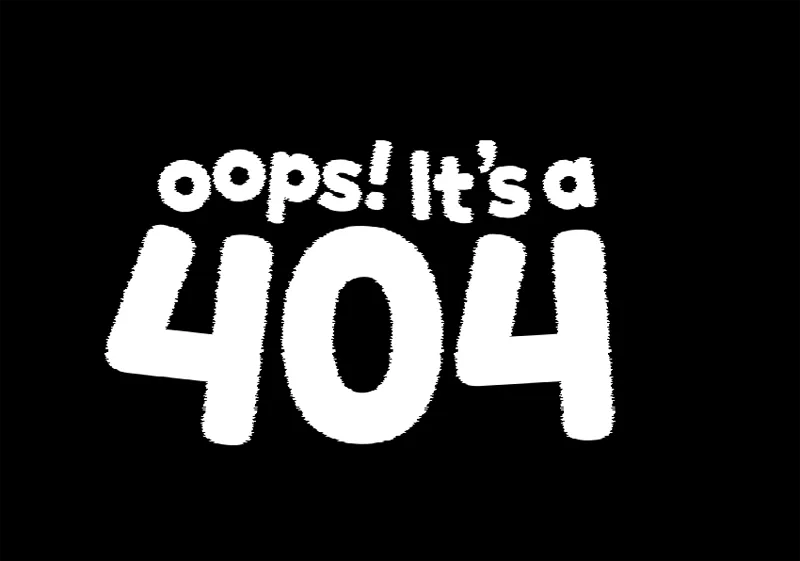 文字抖动动画特效404错误页面HTML源码-文龙资源站