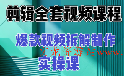 冰糖老师·AI视频制作实操课程(更新11月)-文龙资源站