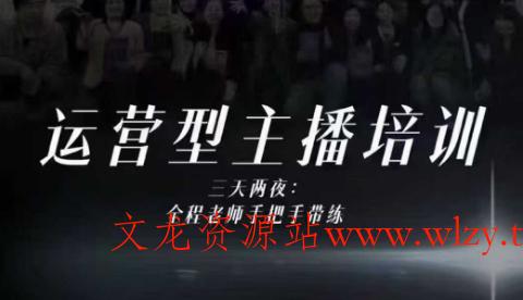 婉婉运营型主播培训线下课，主播四大能力，十小时线下录像+字幕，内容比线上课干-文龙资源站