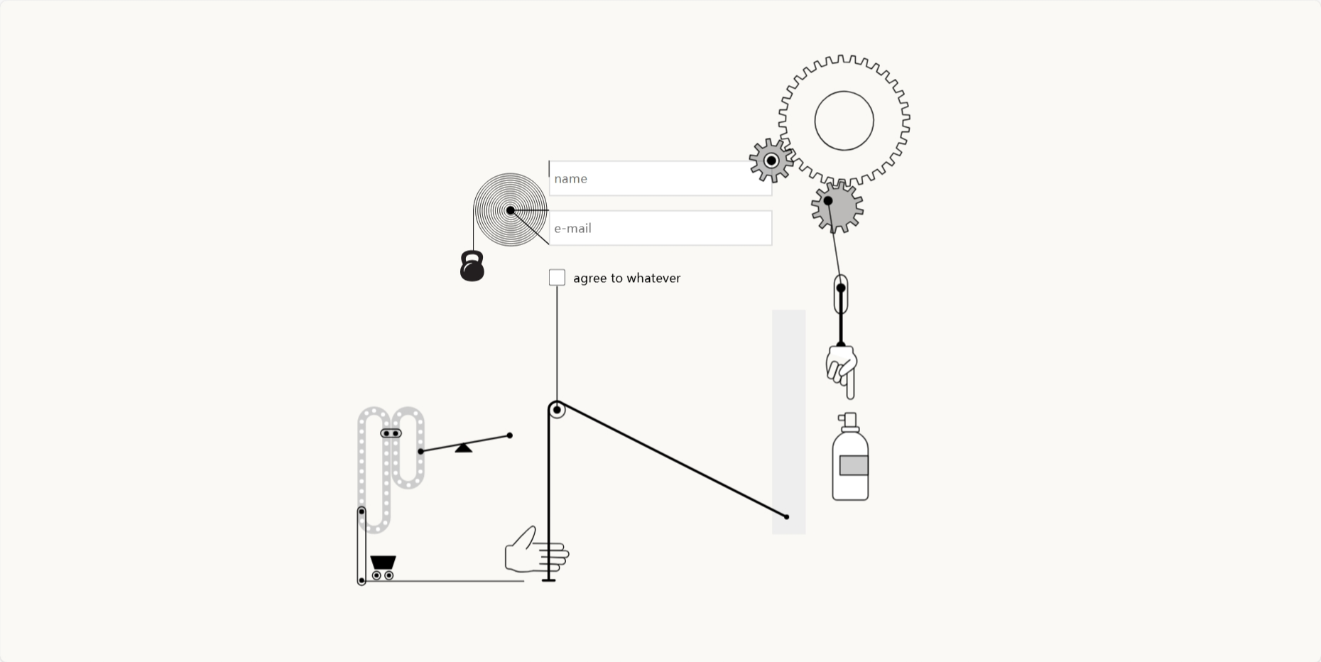 小题大做的动态互动登录页html源码-文龙资源站
