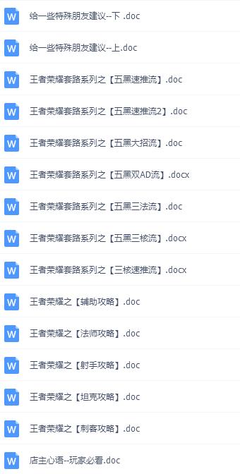 某宝买的王者荣耀专业打法教学-文龙资源站