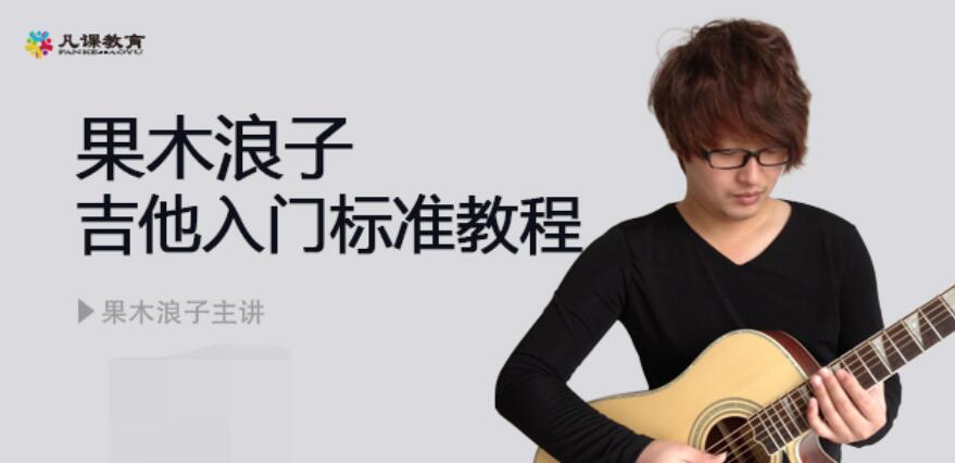 果木浪子吉他入门标准课程-文龙资源站