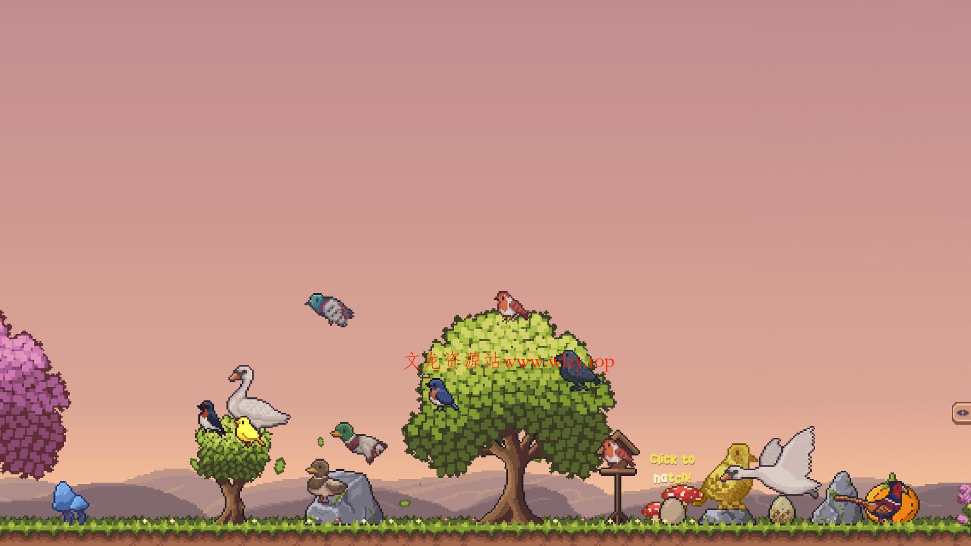 桌面鸟舍：小小鸟陪你摸大鱼/Little Aviary-文龙资源站