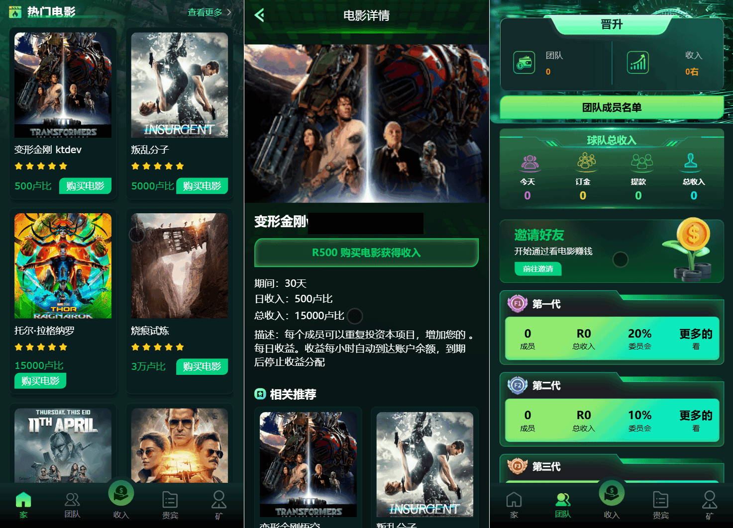 Flickiri Fun海外电影投资理财源码 影视理财类源码-文龙资源站